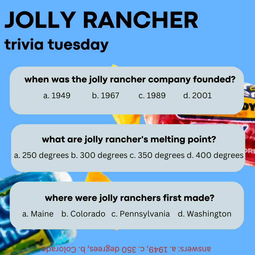 Have a Jolly (Rancher) Good Time on Trivia Tuesday!