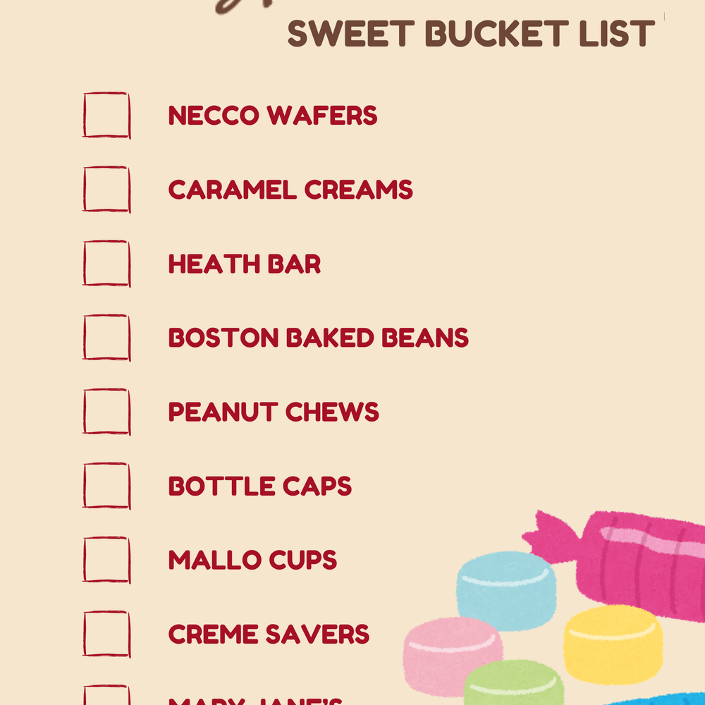 Candy Bucket List!