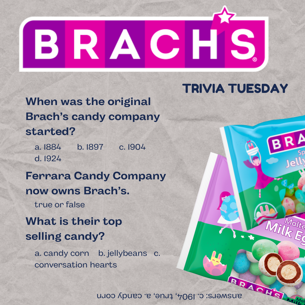 Let's Learn About Brach's Easter Candy on Trivia Tuesday!