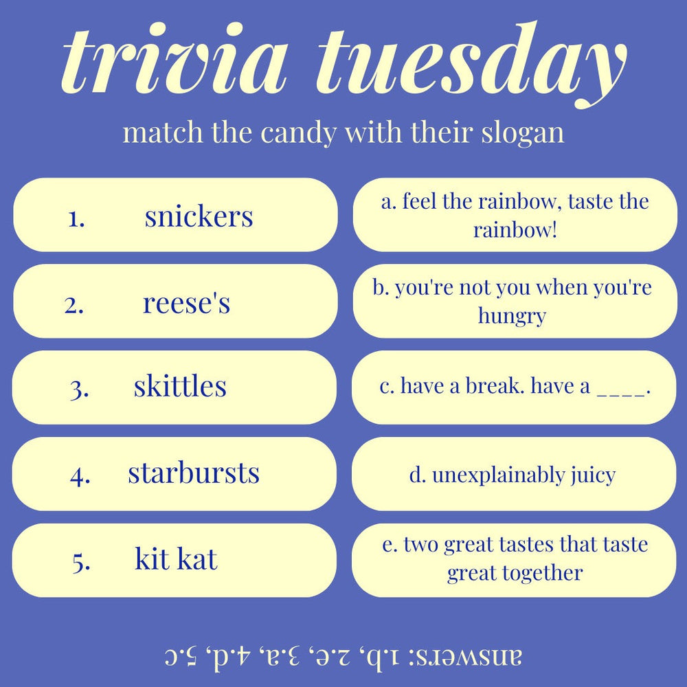 Candy Experts - Test your Candy Knowledge!