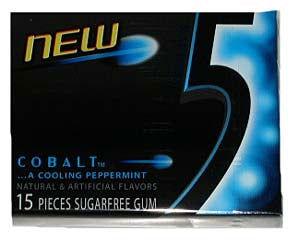 5 Cobalt Peppermint Gum - CandyFavorites