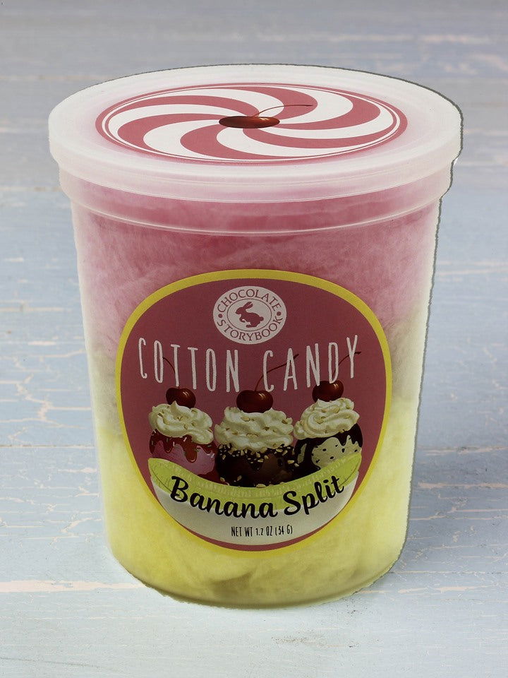 Banana Split Cotton Candy - CandyFavorites