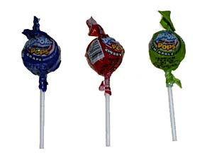 Bazooka Bubble Gum Lollipops - CandyFavorites