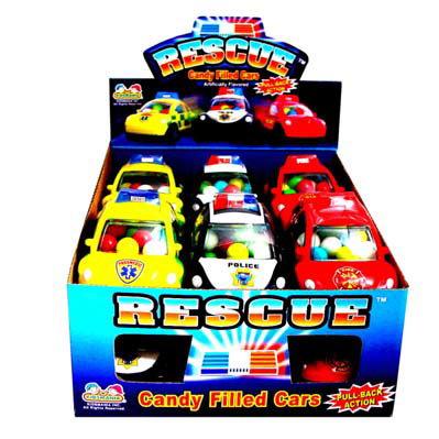 Candy Filled Rescue Cars - CandyFavorites