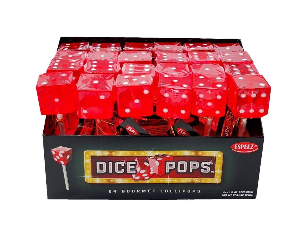 Cherry Gourmet Dice Lollipops - CandyFavorites