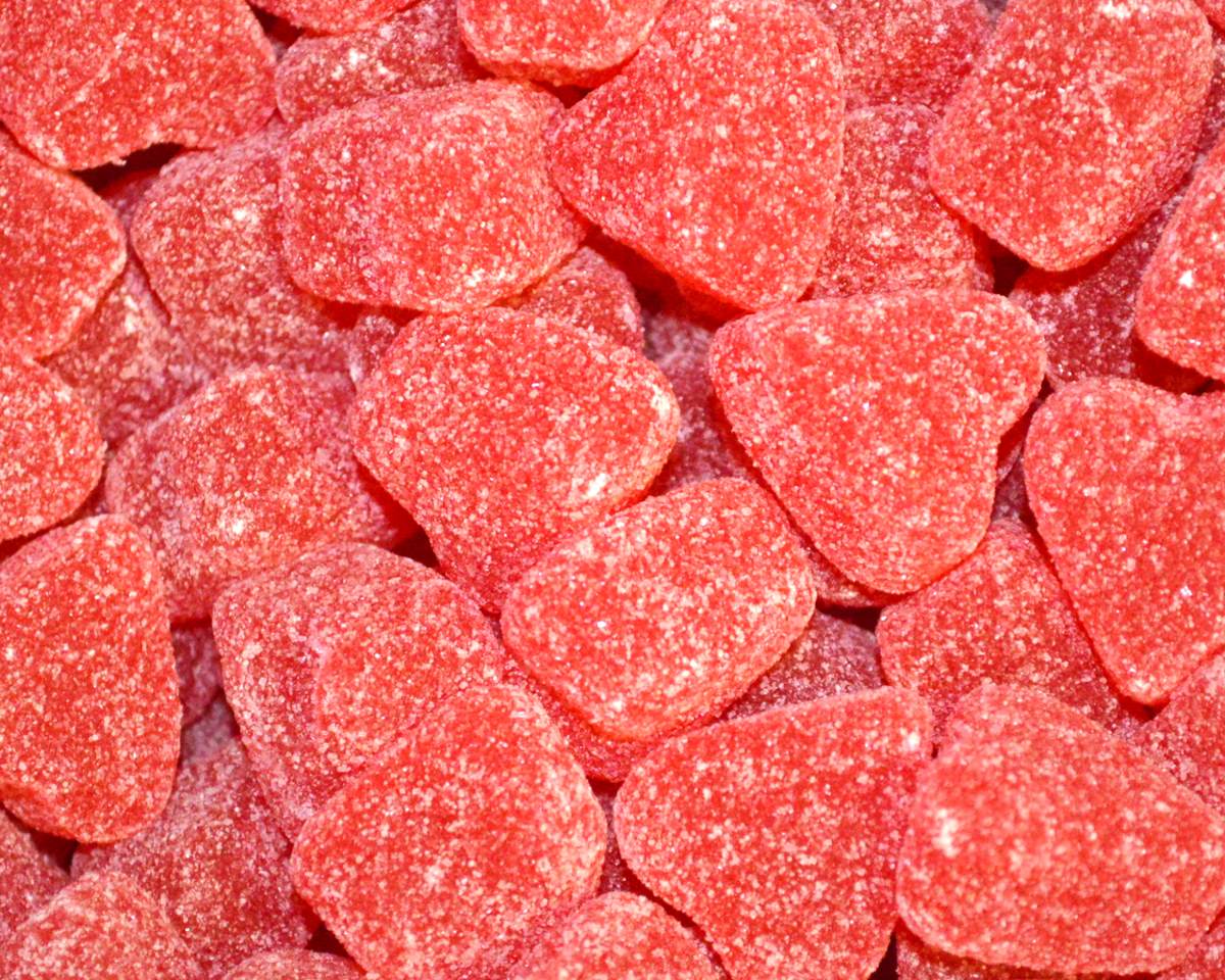 Cherry Jelly Hearts - CandyFavorites