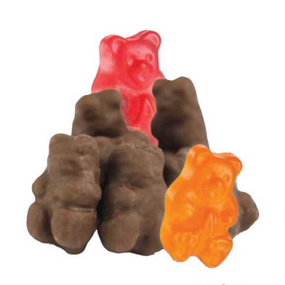 Chocolate Covered Gummi Bears - CandyFavorites