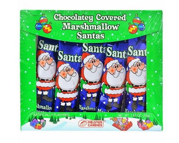 Chocolate Marshmallow Santas - CandyFavorites