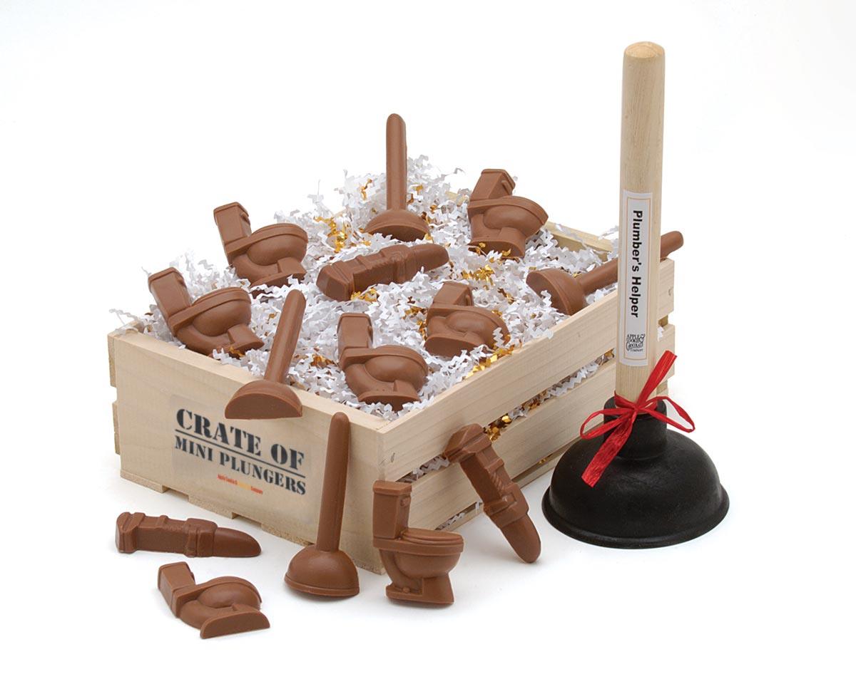 Chocolate Mini Toilet Plunger - CandyFavorites