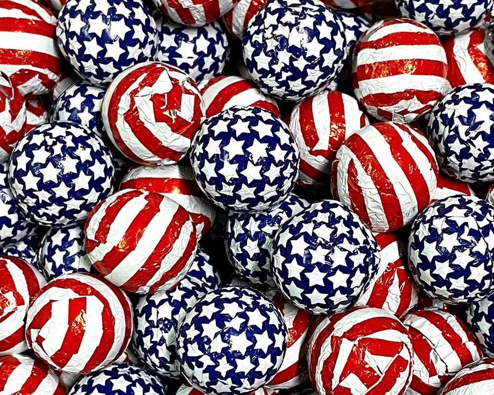 Chocolate Patriotic Balls - CandyFavorites