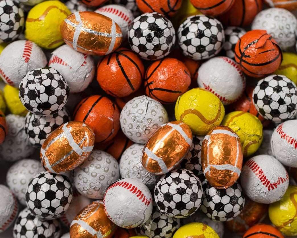 Chocolate Sports Balls - CandyFavorites