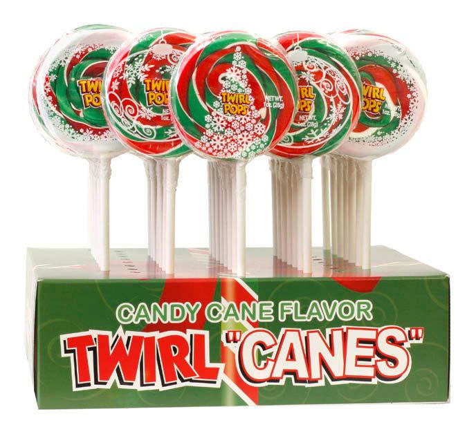 Christmas Twirl Pops - CandyFavorites