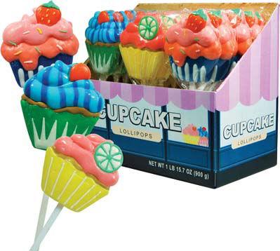 Cupcake Lollipops - CandyFavorites