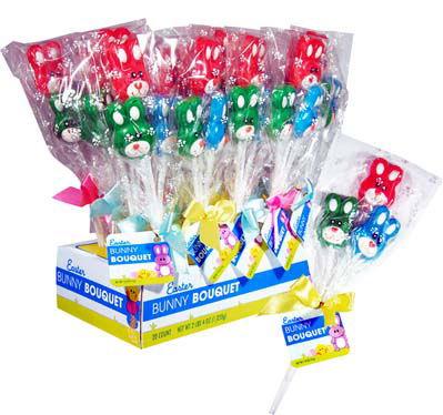 Easter Bunny Lollipop Bouquets - CandyFavorites