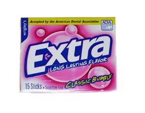 Extra Sugarfree Bubble Gum - CandyFavorites