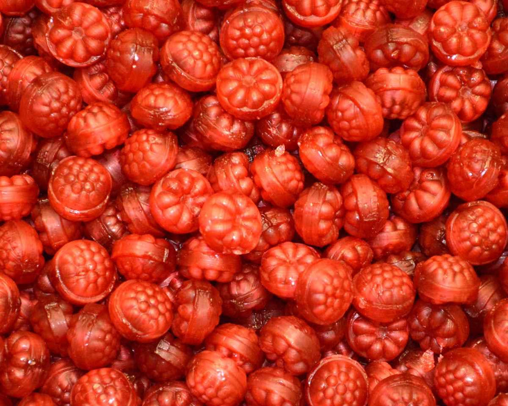 Filled Red Raspberries - CandyFavorites