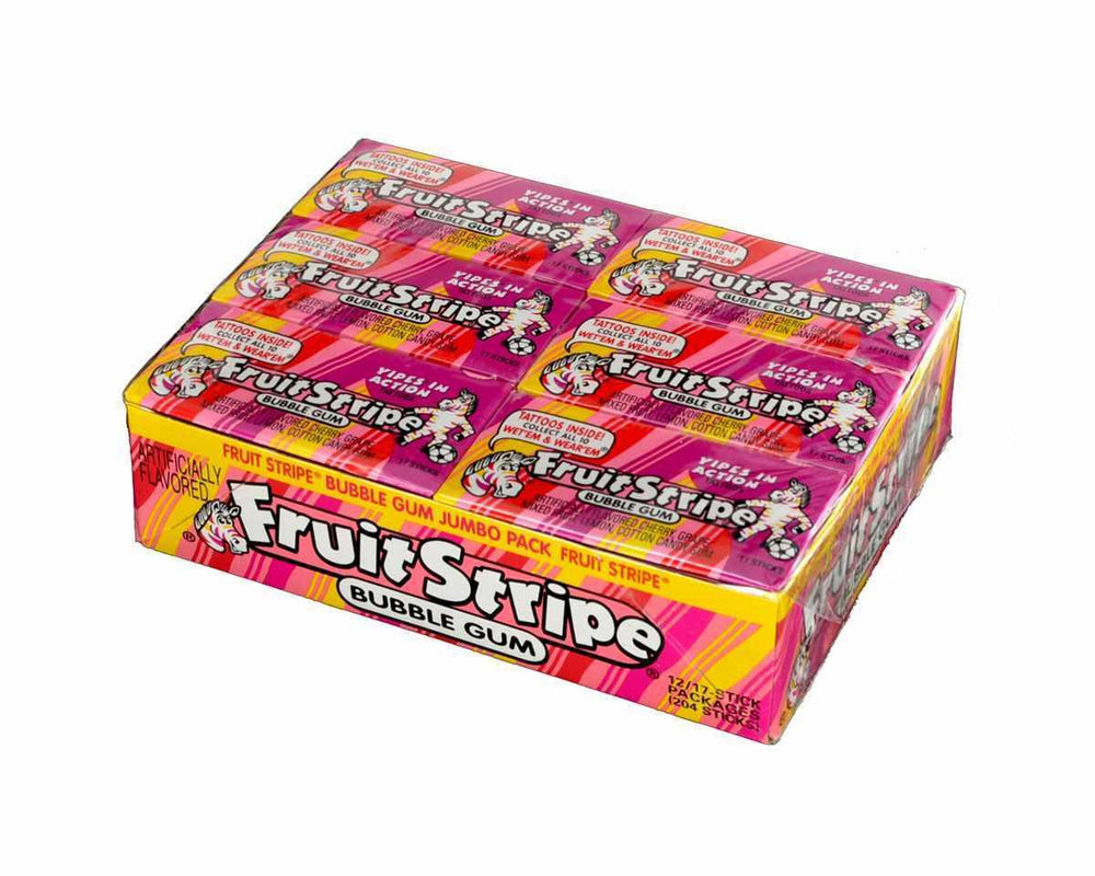 Fruit Stripe Bubble Gum - CandyFavorites