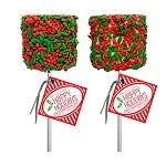 Giant Marshmallow Holiday Lollipops - CandyFavorites