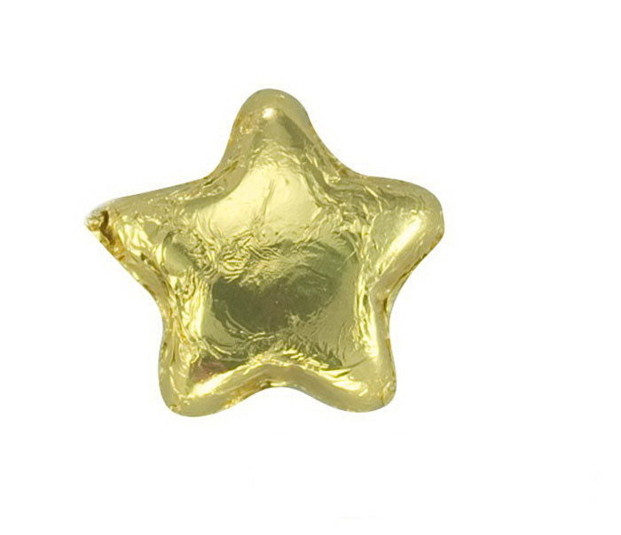 Gold Chocolate Stars - CandyFavorites