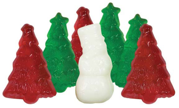 Gummi Snowmen and Trees - CandyFavorites