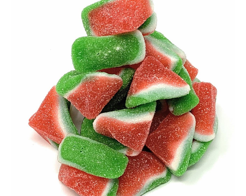 Gummi Watermelon Fruit Slices - CandyFavorites