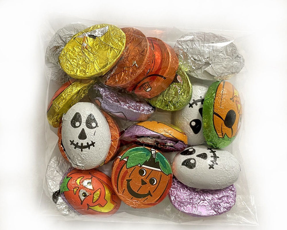 Hand-Packed Halloween Foil-Wrapped Chocolates - CandyFavorites