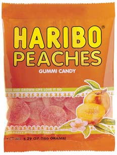 Haribo Gummi Peaches Bags - CandyFavorites