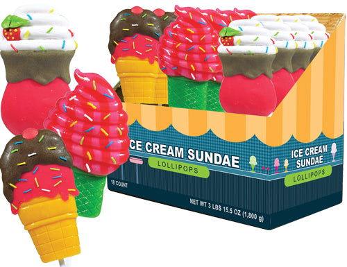 Ice Cream Sundae Lollipops - CandyFavorites