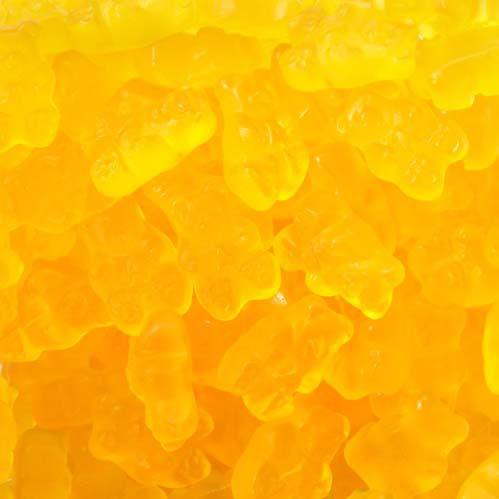 Lemon Yellow Gummi Bears - CandyFavorites