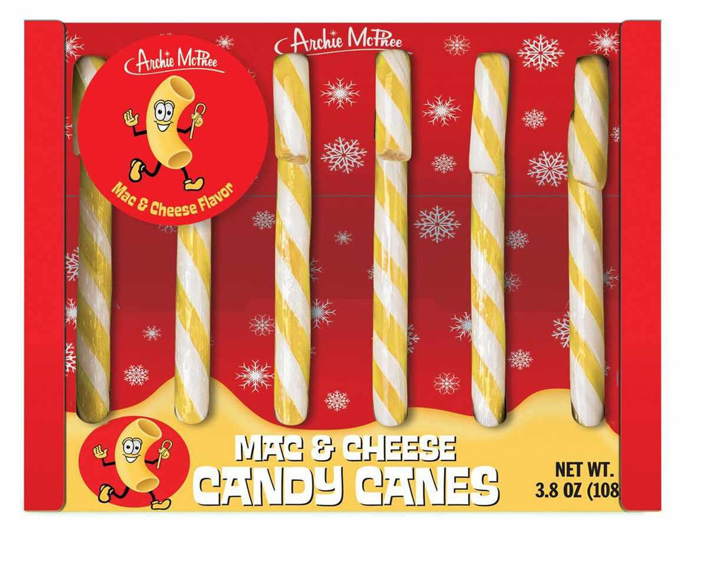 Mac & Cheese Candy Canes - CandyFavorites