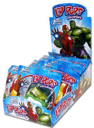 Marvel Avengers Lip Pops - CandyFavorites