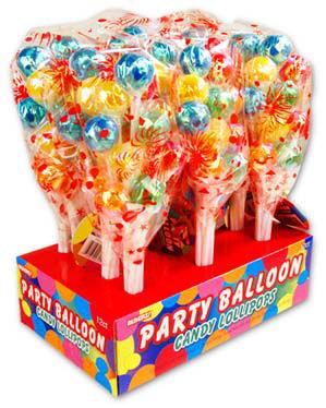 Party Balloon Candy Lollipops - CandyFavorites