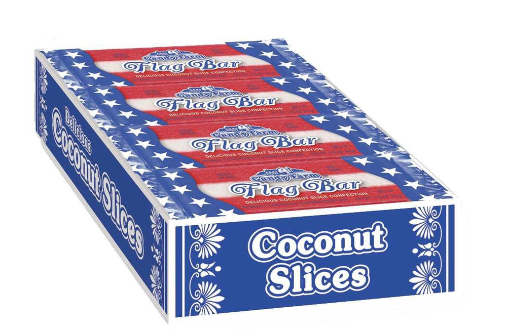 Patriotic Coconut Flag Bar - CandyFavorites