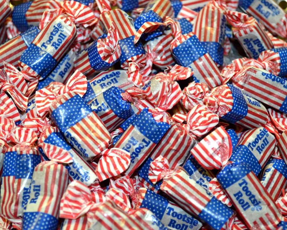 Patriotic Tootsie Rolls - CandyFavorites