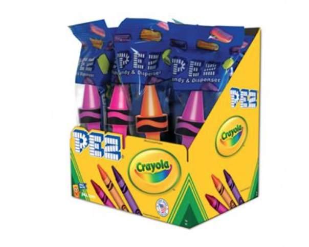 Pez Crayola Dispensers - CandyFavorites