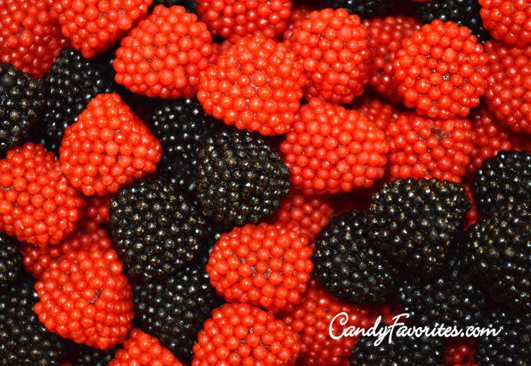 Raspberries and Blackberries - CandyFavorites