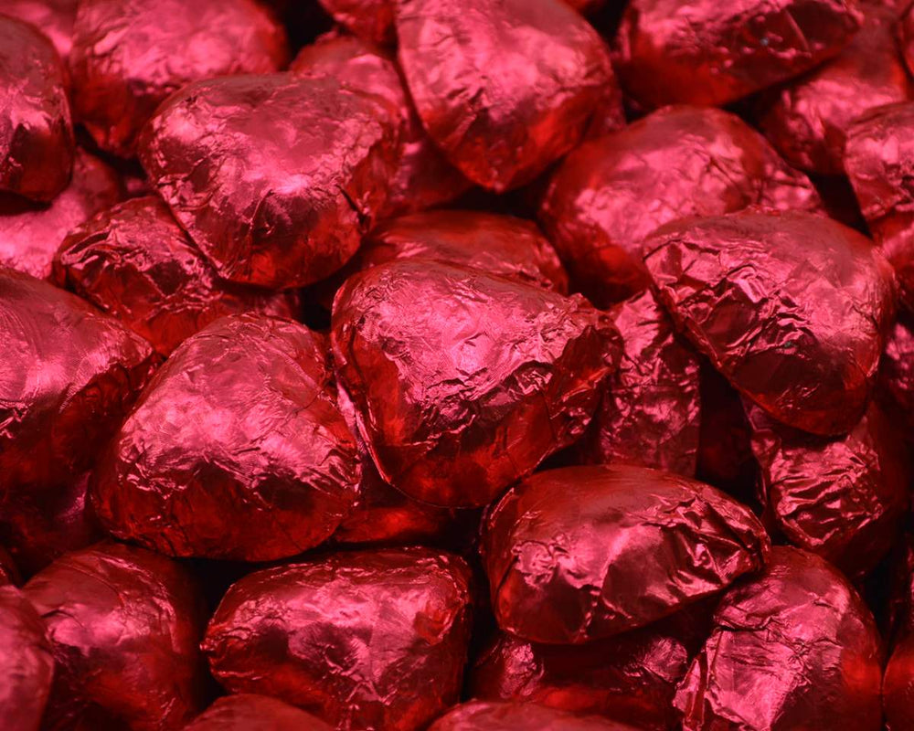 Red Chocolate Hearts - CandyFavorites