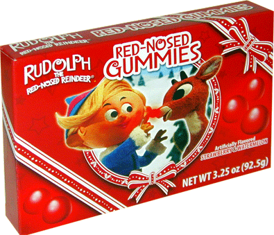 Rudolph Red Nosed Gummies - CandyFavorites