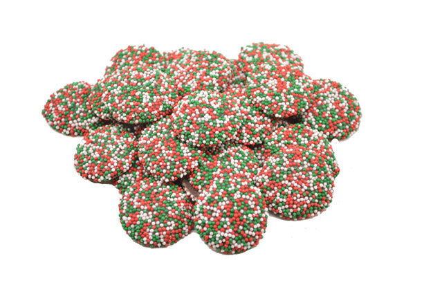 Semi Sweet Christmas Nonpareils - CandyFavorites