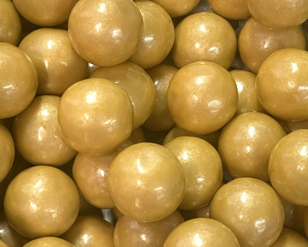 Shimmer Pearl Gold Gumballs - CandyFavorites