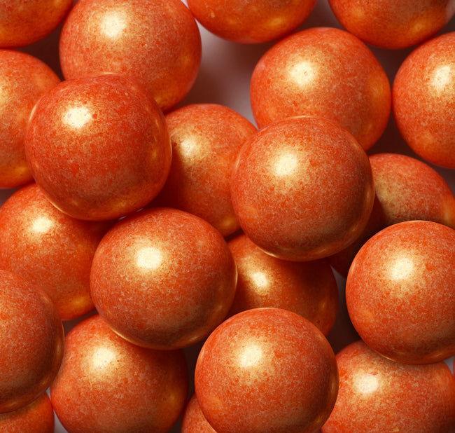 Shimmer Pearl Orange Gumballs - CandyFavorites