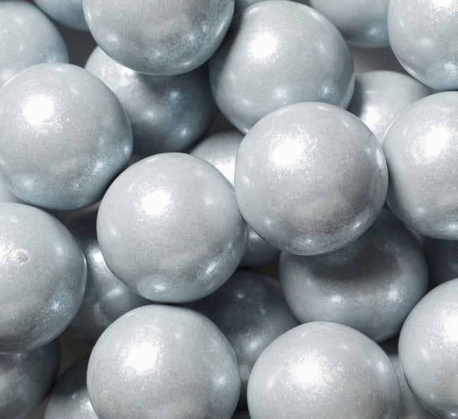 Shimmer Silver Gumballs - CandyFavorites