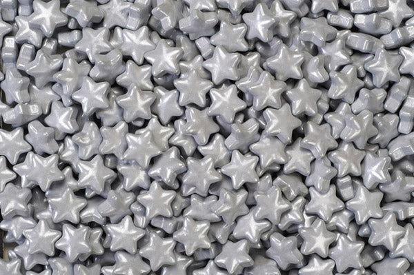 Shimmer Silver Stars - CandyFavorites