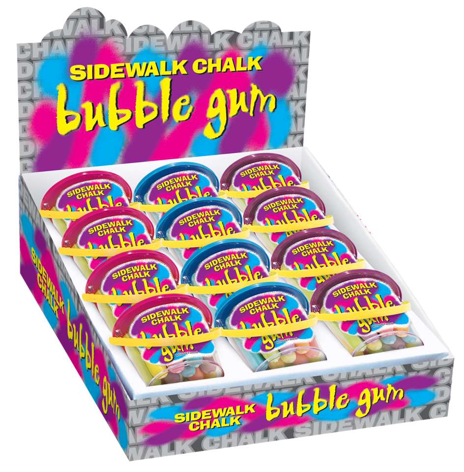 Sidewalk Chalk Bubble Gum - CandyFavorites