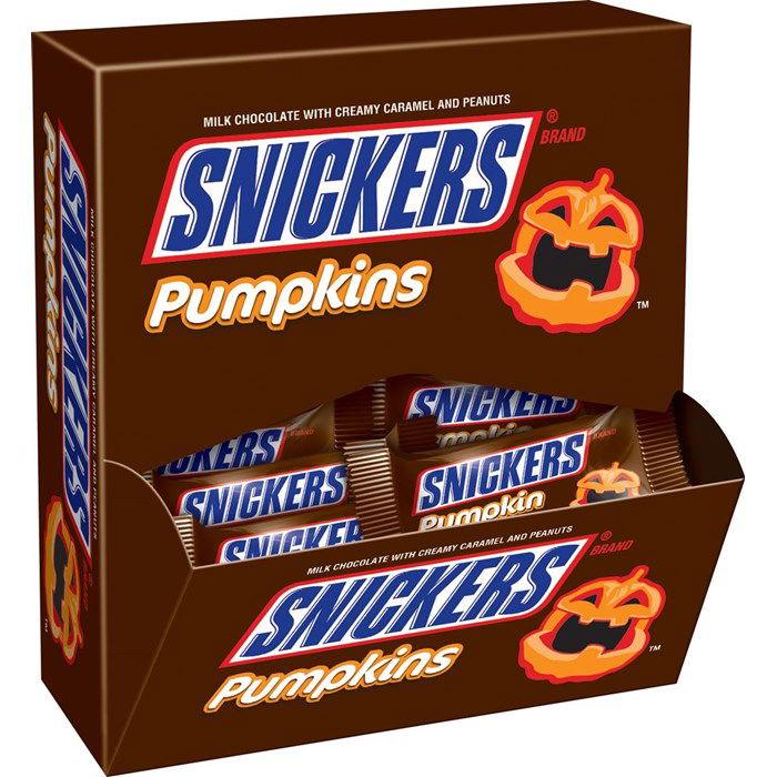 Snickers Halloween Pumpkin Singles - CandyFavorites