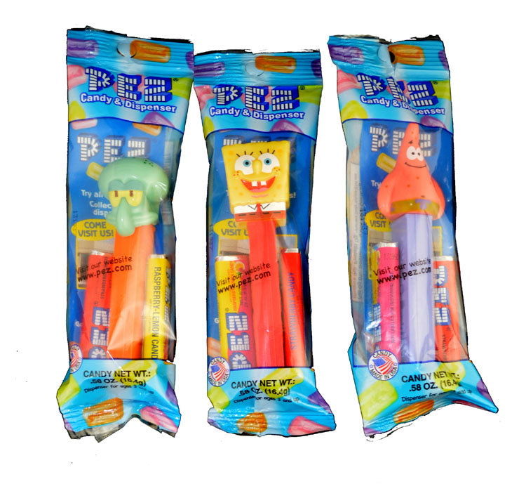 Sponge Bob Pez Dispensers - CandyFavorites