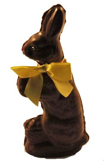 Standing Chocolate Easter Bunny - CandyFavorites