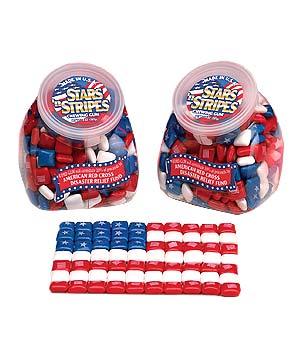 Stars & Stripes Flag Gum - CandyFavorites