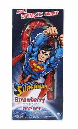 Superman Candy Canes - CandyFavorites