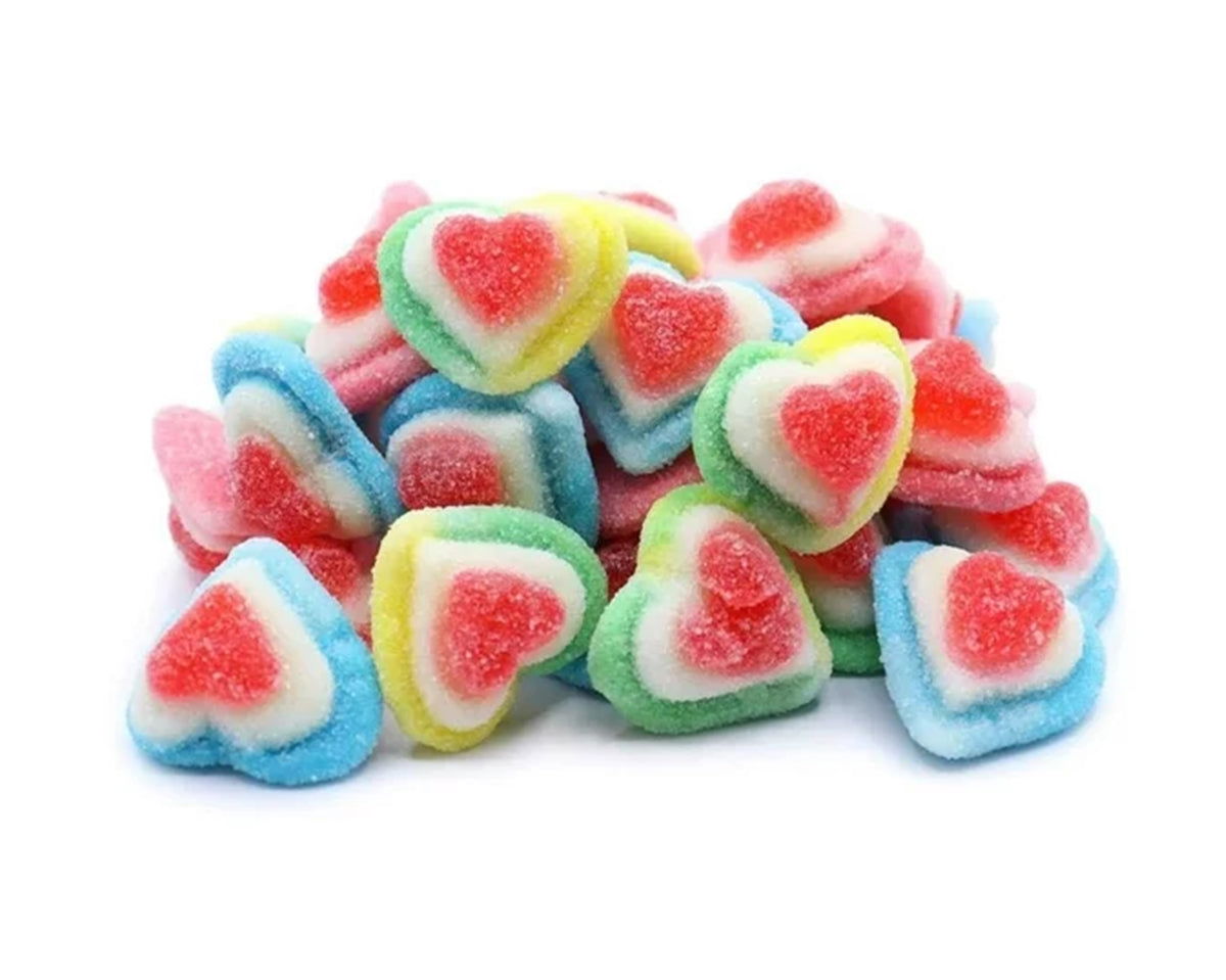 Triple Heart Gummy Hearts - CandyFavorites